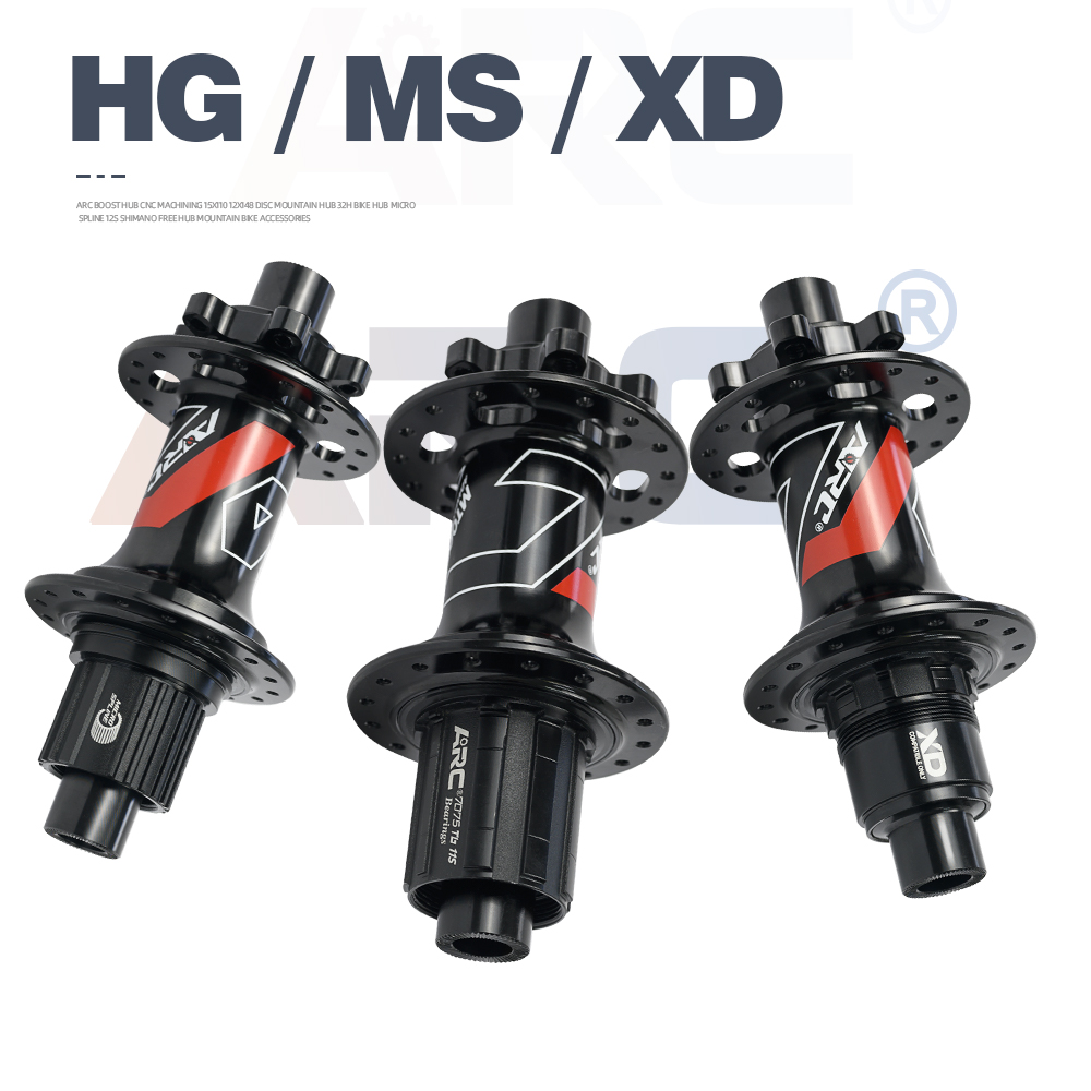 ARC Boost Hub 4 rodamientos MTB Hub 6 trinquetes 3 dientes 15x110 12x148 para Micro Spline 12S HG 8 9 10 11 12 Sram XD 12S buje de bicicleta