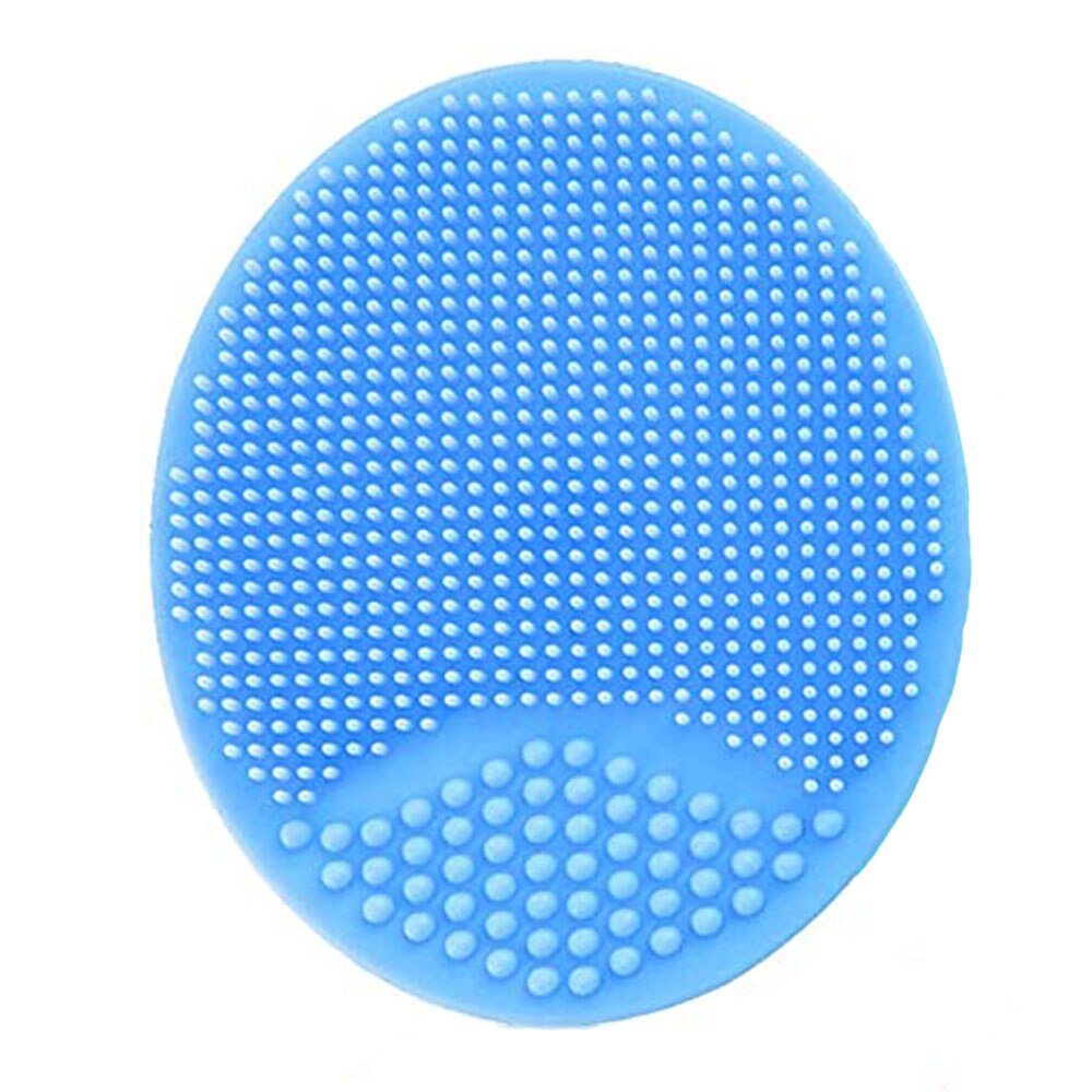 Baby Silicone Bath Brush Cradle Cap Scrubbers Exfoliating and Massaging Brush Scalp Care Scrubber for Hair Care And Body Care: 1 Pic Blue