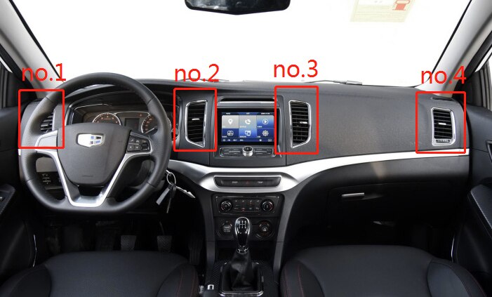 Instrument Outlet/Vent Voor 16-17 Geely Vision Airconditioner Outlet