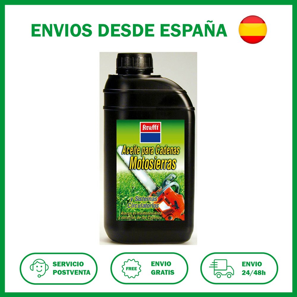 Aceite para cadena motosierra Kraft 5l. Aceites, grasas y lubricantes de la Krafft.