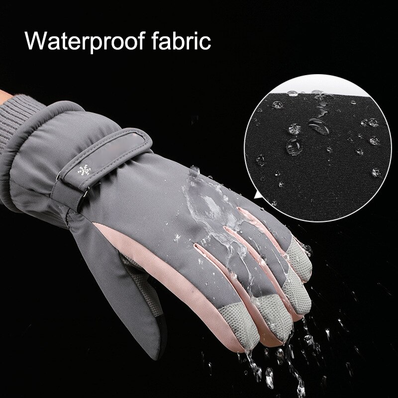 Waterdichte winter warme handschoenen sneeuw ski handschoenen snowboard handschoenen motorrijden winter touchscreen handschoenen  zj55