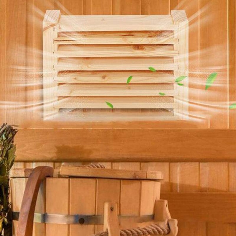 4 stk sommerbad badstue rom luftventilator badstue persienner grille ventilasjonspanel badstueutstyr