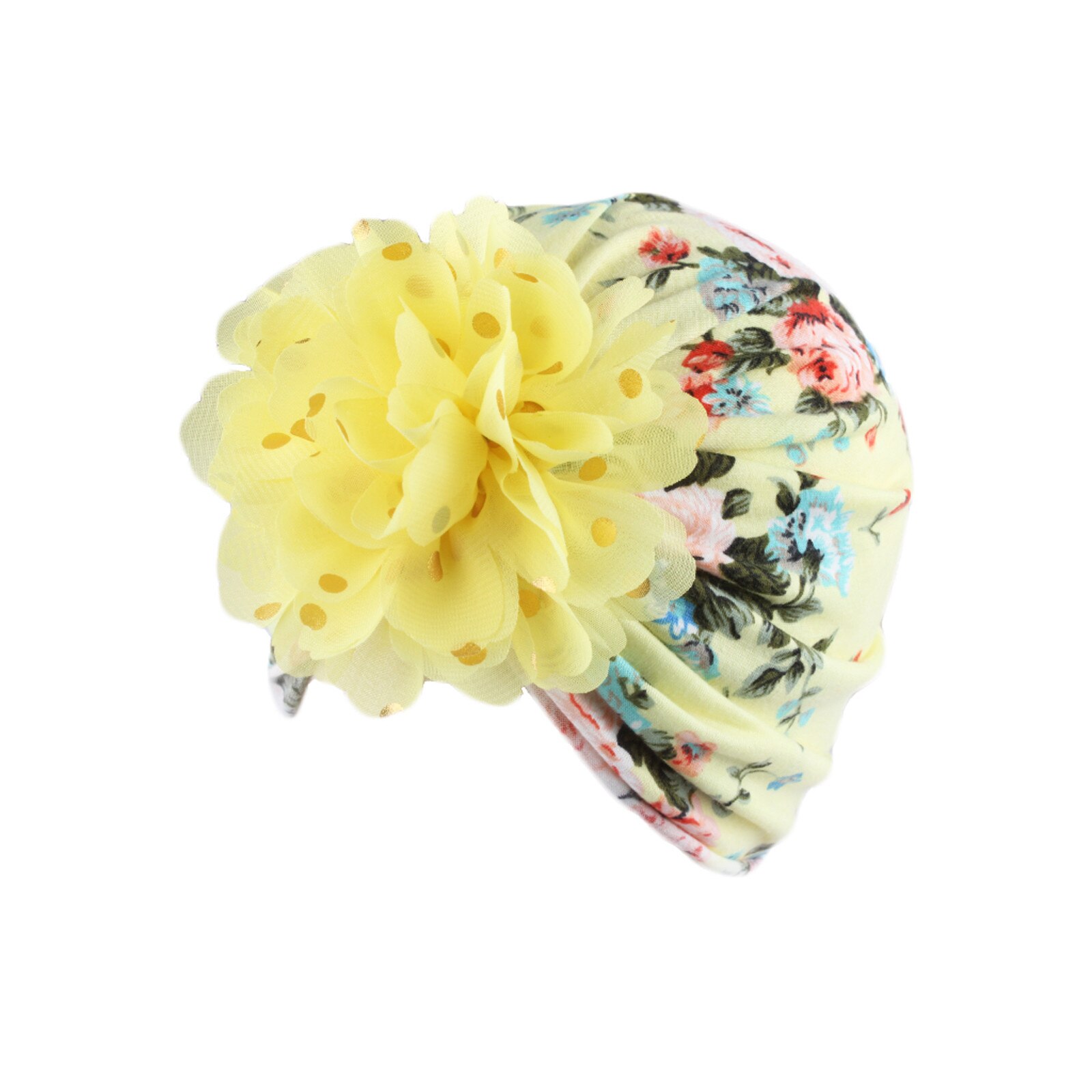 Sombrero con estampado de la India para niños, gorro con estampado de flores, capucha cálida, turbante, invierno, cálido, indio, ,: A