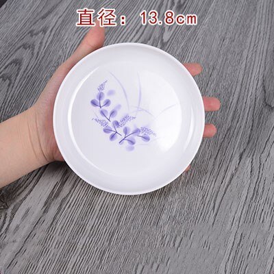 Imitatie Keramische Kleur Palet Aquarel Gouache Palet Anti-Val En Te Reinigen Speciale Voor Schilderen: Little orchid