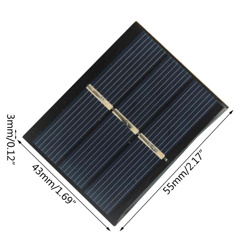 0.4W Draagbare Zonnepaneel Outdoor Fexible Charger Solar Batterij Gebruikt Voor Home Verlichting Mini Zonnecellen