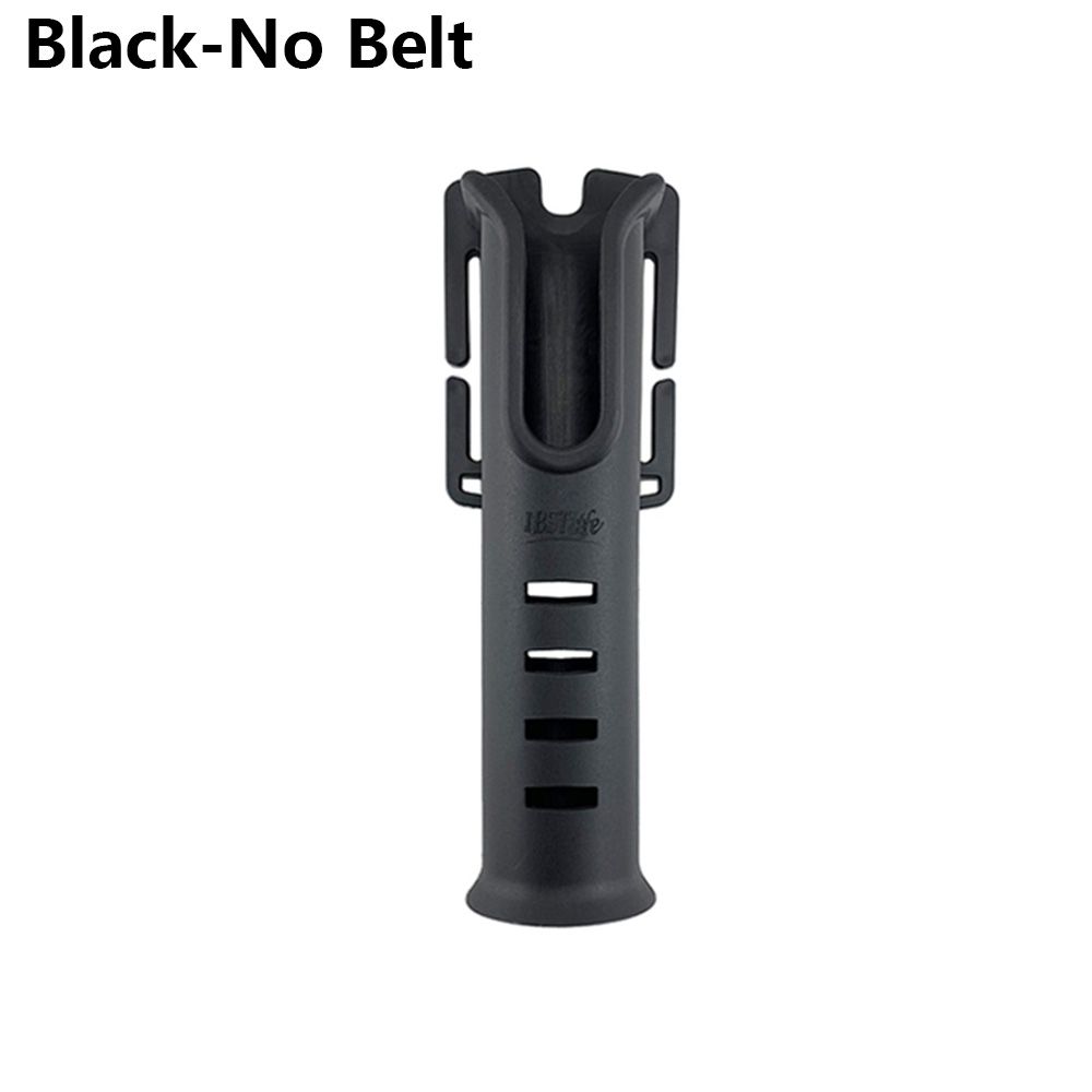 Cinturón para caña de pescar multifunción, soporte para el vientre, soporte para caña de pescar ajustable, cinturón para la cintura: black-No Belt