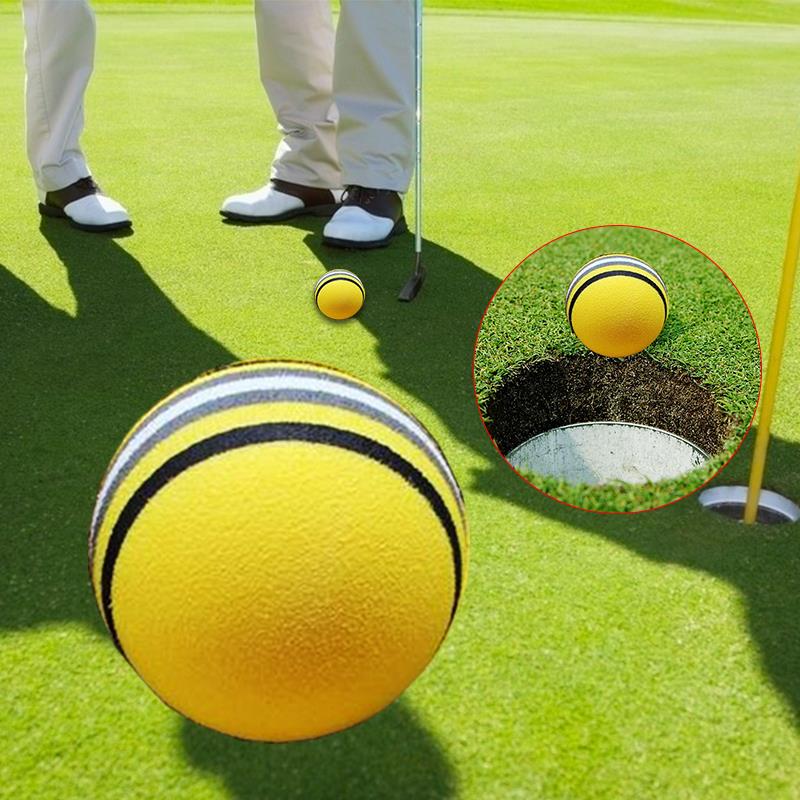 50Pcs Yellow Golf Sports Sponge Balls Indoor Outdoor Training Practice Foam Lot