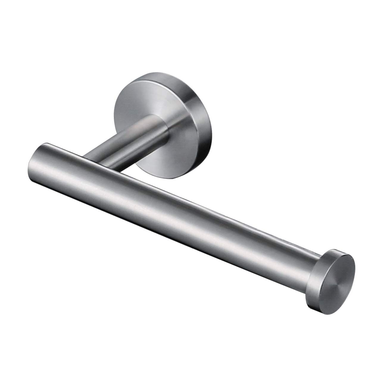 Black Toilet Paper Holder stainless Steel Wall Mount shelf paper towel for bathroom accessories D24: Brushed Steel