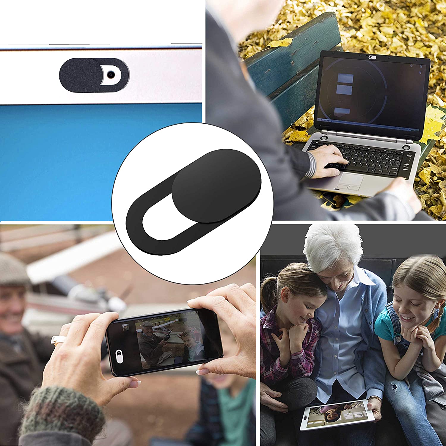 WebCam Cover Shutter Magnet Slider Mobile Phone Privacy Sticker for IPhone Web Laptop Tablet Camera Mobile Phone Privacy Sticker