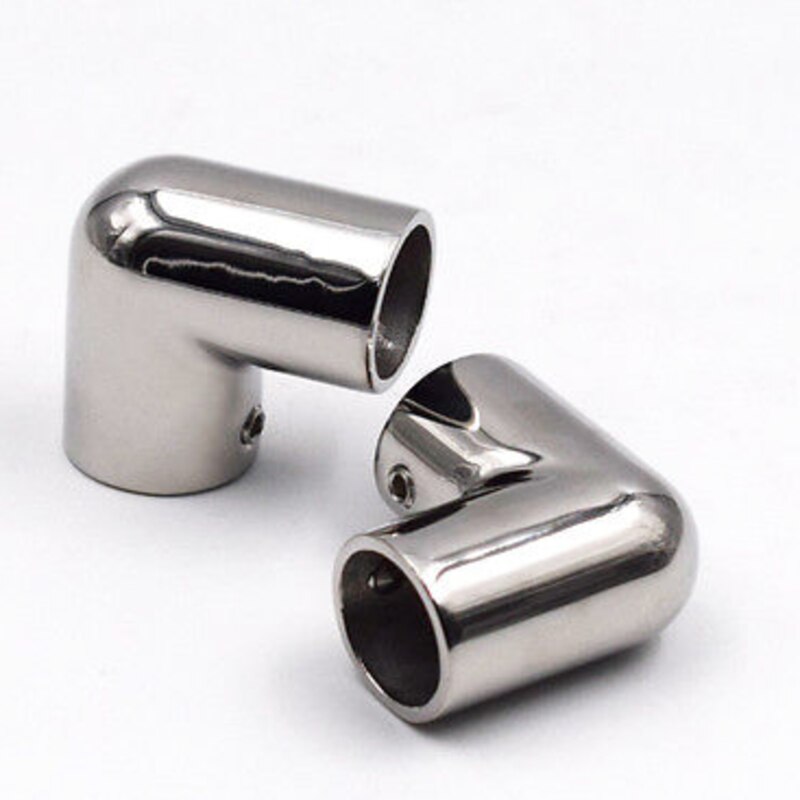 Boat Hand Rail Fitting 90 Degree - 1" Elbow 316 Stainless Steel Marine Hardware