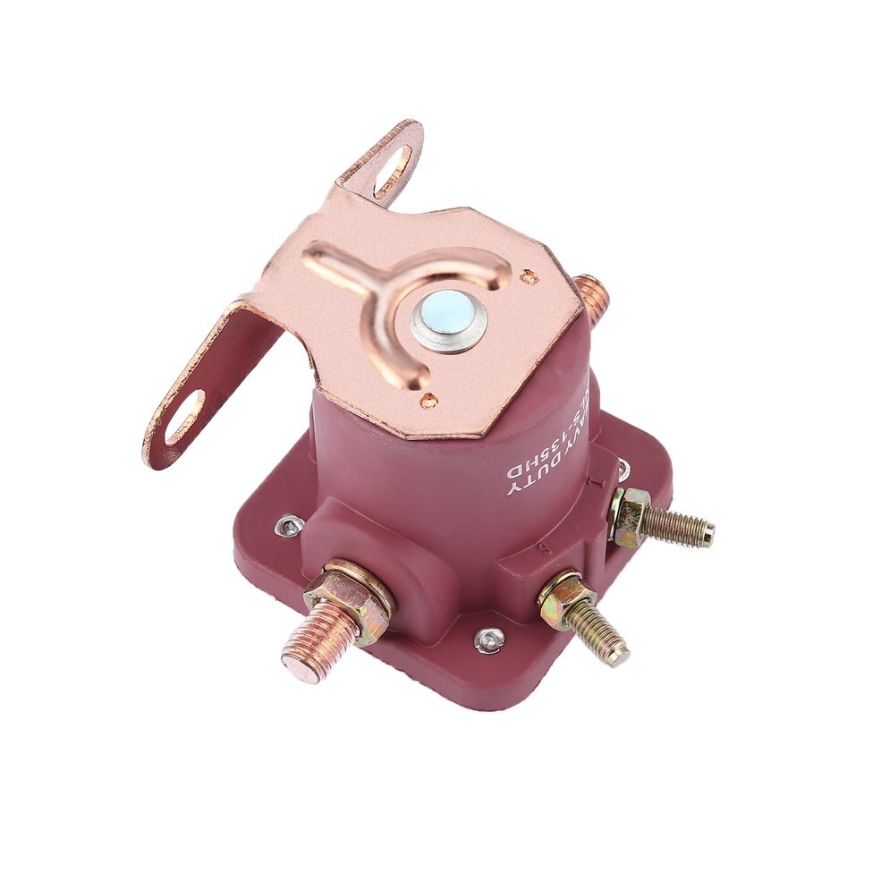12V Heavy Duty Red Solenoid Relay for Ford Starter Car Truck - SW3 - SNL135 Contactor Switch Engine Part Vehicle Accessories
