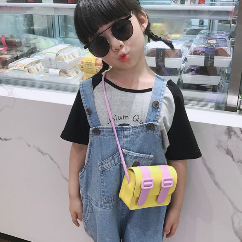 Cute Kids Mini Bag Kawaii Little Girl Small Coin Wallet Pouch Bag Toddler Party Purse Baby Messenger Bag