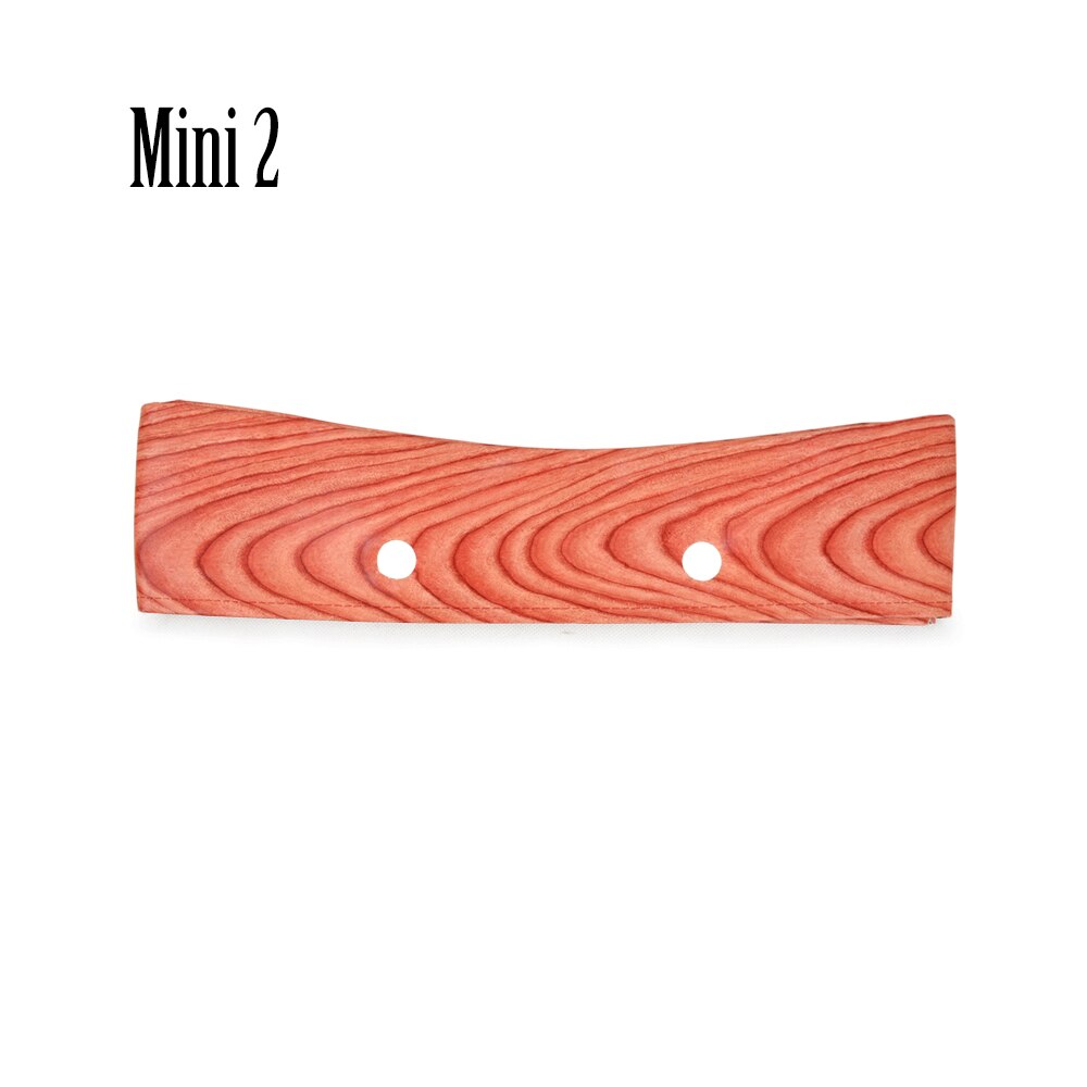 New Classic Mini grana del Legno motivo Trim DELL'UNITÀ di elaborazione del Faux Leahter Trim Decorazione per Obag Borsa per O Corpo Del Sacchetto di Estate autunno: Mini 2
