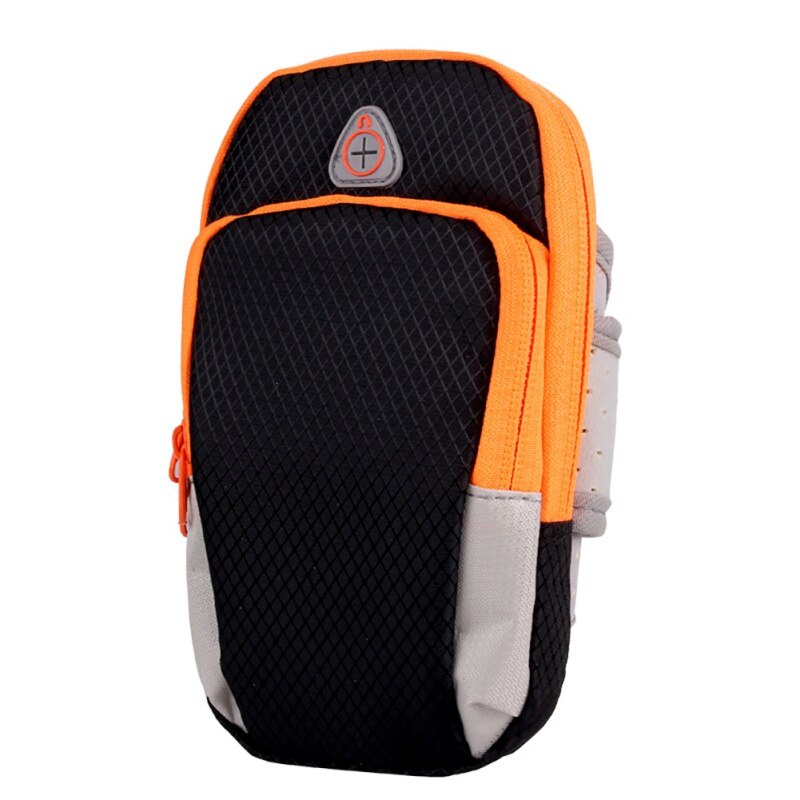 Bolso de brazo para teléfono para correr, bolso de gimnasio exterior, bolso de muñeca, brazalete para correr, funda de teléfono móvil con bolsa de soporte: B