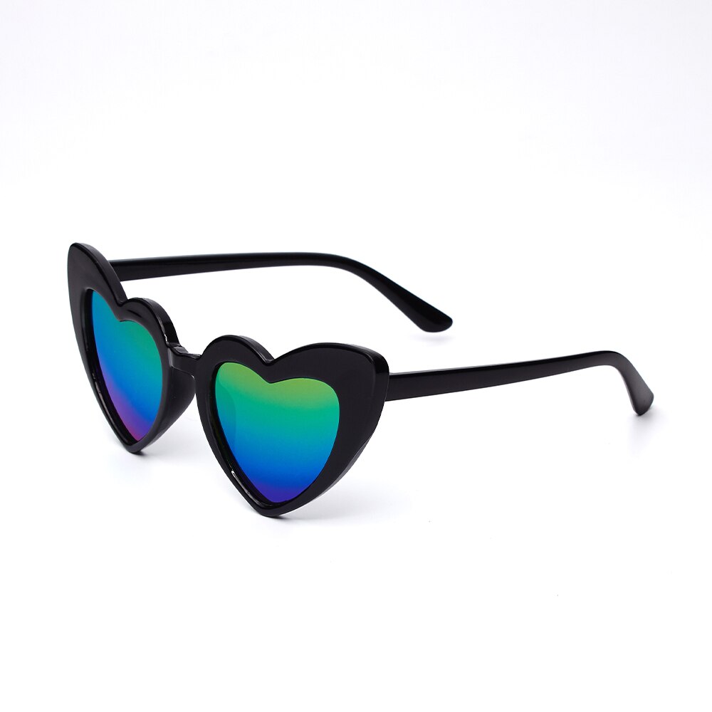 Gafas de sol con forma de corazón para niños y niñas, lentes de sol infantiles con forma de corazón, a la , con uv400,: KL2331 C4