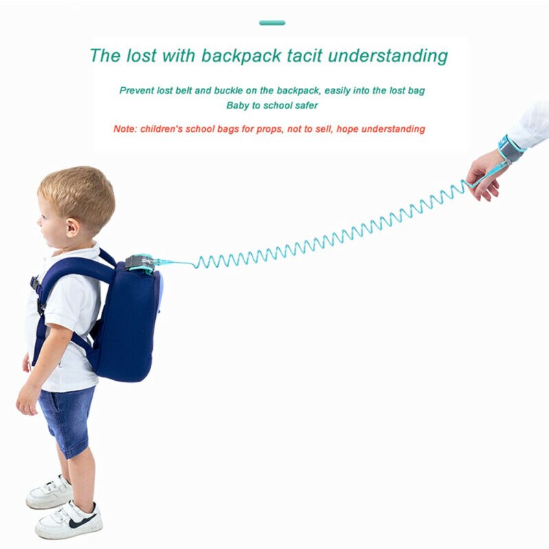 Child Safety Harness Leash Anti Lost Wrist Link Traction Rope For Baby Kids