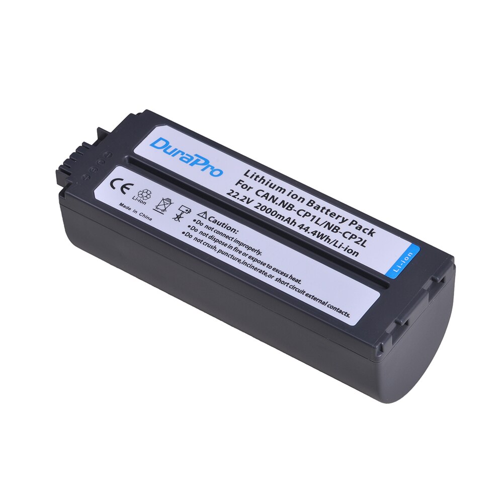 2000Mah Vervangende Batterij Met Lader Voor Canon NB-CP1L NB-CP2L, Selphy CP1300, Cp1200, CP100, CP220, CP300, CP800, CP400