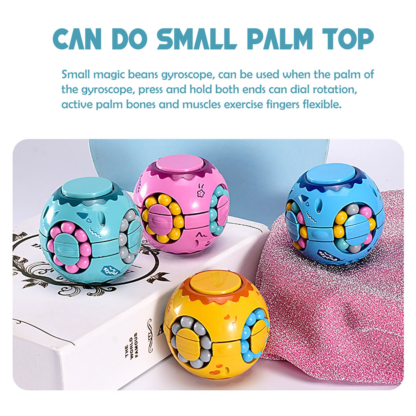 антистресс Colorful Educational Toys For Children Antistress Speed Fidget Toys Stickerless Anti Estress Magic Puzzles Spinner