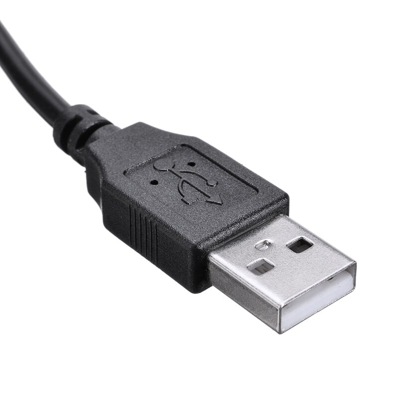 1PC 2m Zwart Vernikkeld Usb-oplaadkabel Cord Draad Voor PS4 DualShock 4 P-laystation 4 controllers