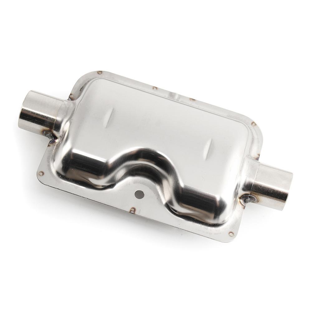 Automotive Steel Exhaust Pipe Corrugated Round Pipe 120CM Long Car Heater Parking Muffler