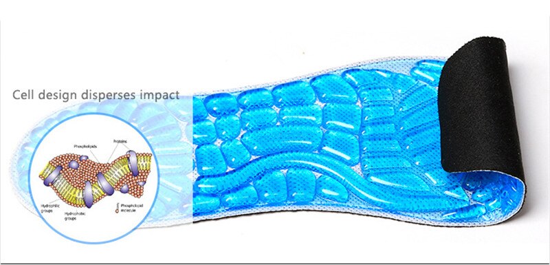 Arch Suport Insoles Women Unisex Arch Support Sport Shoe Insoles Insert Cushion for Men Women Sweat Breathable Silicone Damping