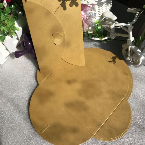 Sobre de papel romántico Vintage con forma de corazón Retro, para invitación de boda/tarjeta, papelería, 17,5x11cm, 50 unidades por lote: Rojo