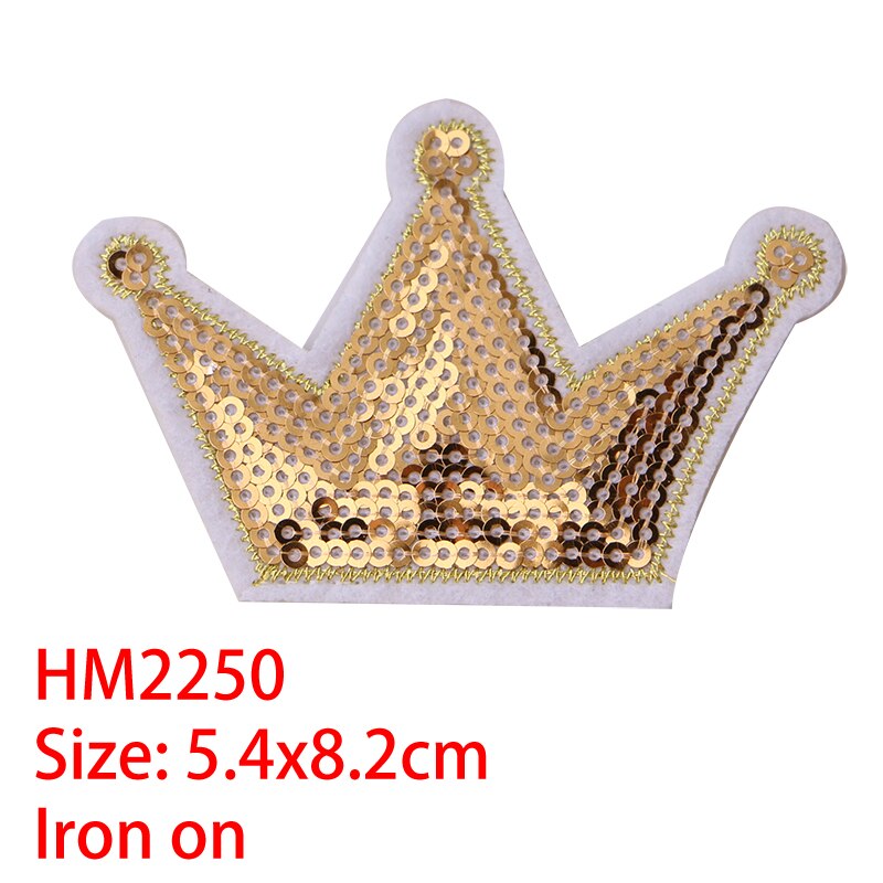 Cartoon Decoratieve Patch Hoge Hakken, Kroon, Boog, gem Icoon Geborduurde Applique Patches Voor Diy Ijzer Op Badges Op Kleding Stickers: HM2250