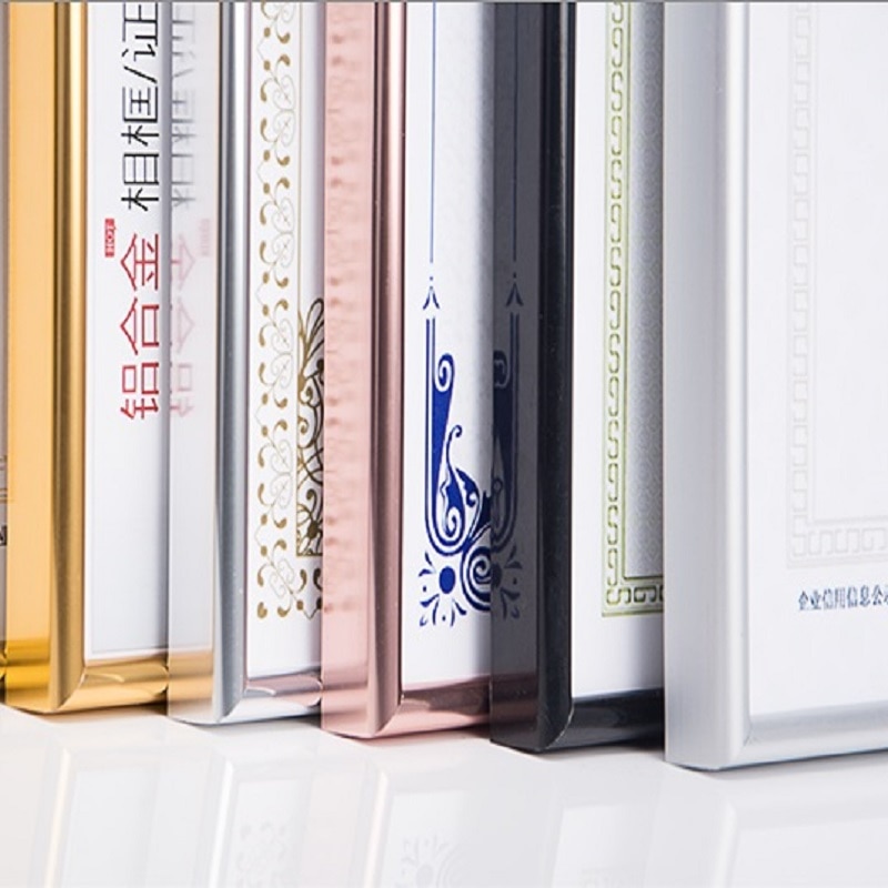 Aluminum alloy Photo Frame 16 inch Narrow side poster outer Frame A4 Picture Frame wall hanging A3 quadros decorativo