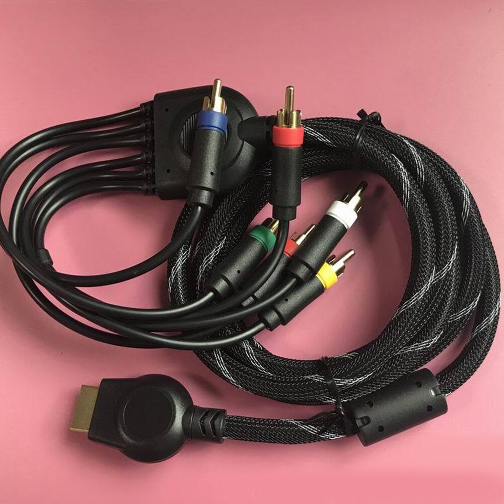 TV Sound AV Cable Multi Out Video Accessories Lead 1.8m 1080p HD Game Audio Connect Component Wire For Sony Console
