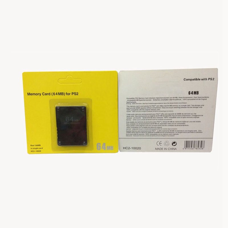 64mb muistikorttia playstation 2 ps2 -konsolipeliin