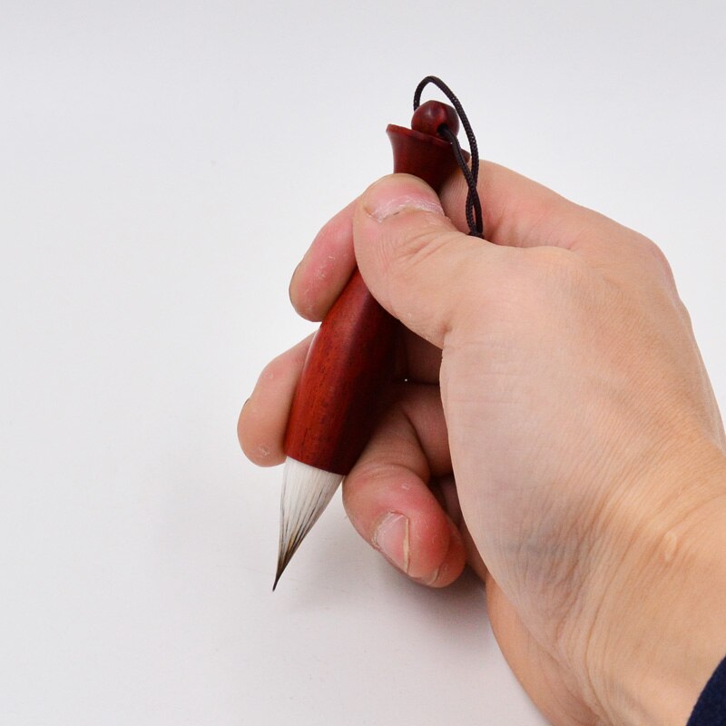 Ancient Chinese Calligraphy Brush Pen Luxurious Rabbit Hair Chicken Spacing Pen Copy Scriptures Chinese Writing Painting Brushes