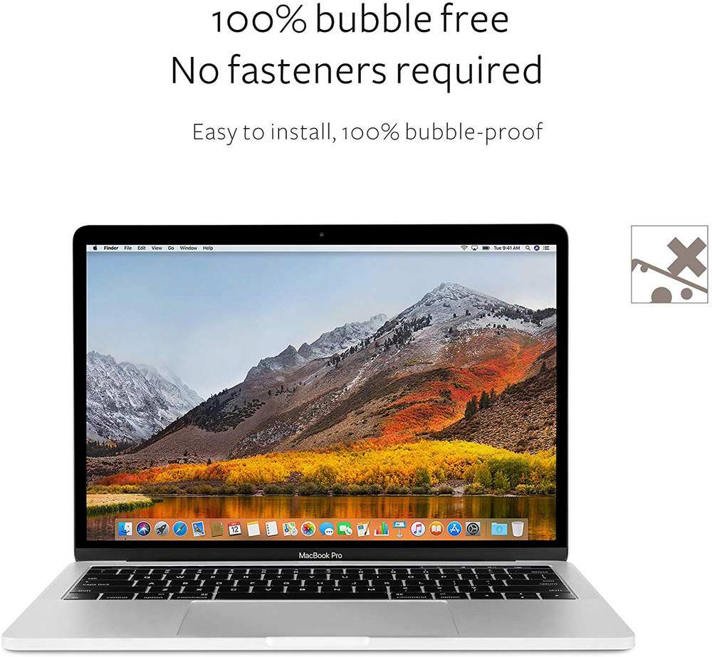 Película protetora de tela com filtro de privacidade, fácil instalação, para macbook air 2018 2019 polegadas, retina com touch id, modelo a1932