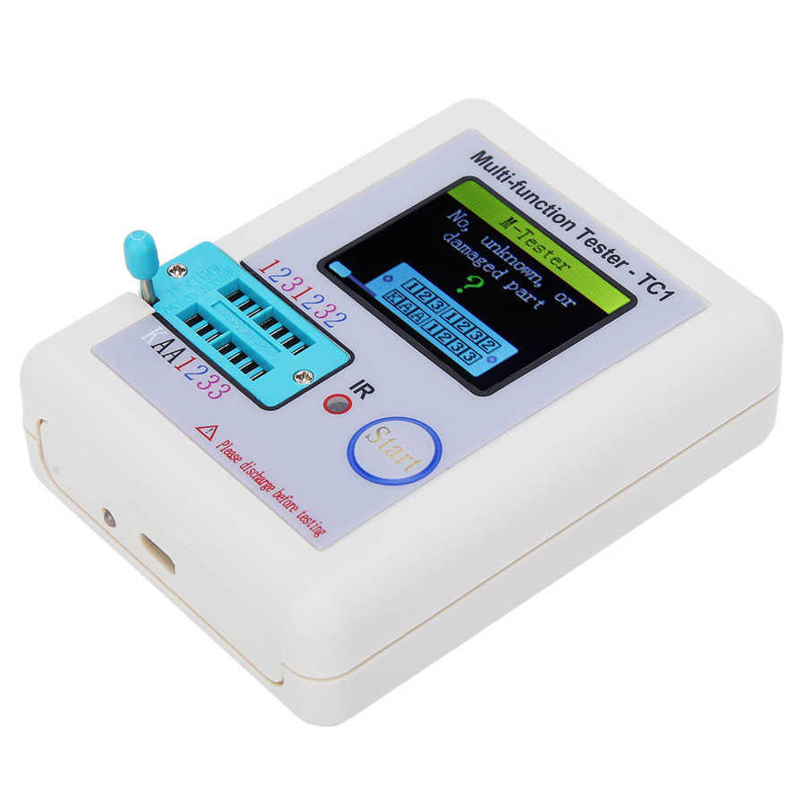 Multi‑Function Transistor Tester Transistor Tester Multi‑Function Full Color Screen Graphic Display Capacitance Meter