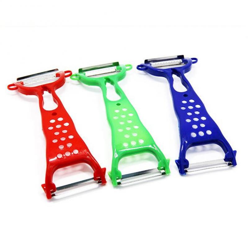 Multi-fonction râpe éplucheur cuisine légumes carotte Gadgets fruits Paring couteau Double tête