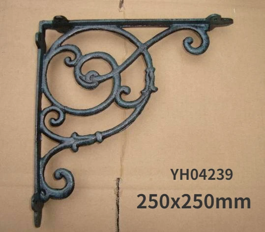 European-style Cast Iron Angle Support Rack Storage Rack Trig Iron Art Home Decoration Variety of Options: plum