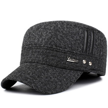 VORON 2017 Europeu novo inverno chapéu de algodão dos homens de moda homens e mulheres de outono e inverno boné de beisebol ajustável elástica cap ouvido