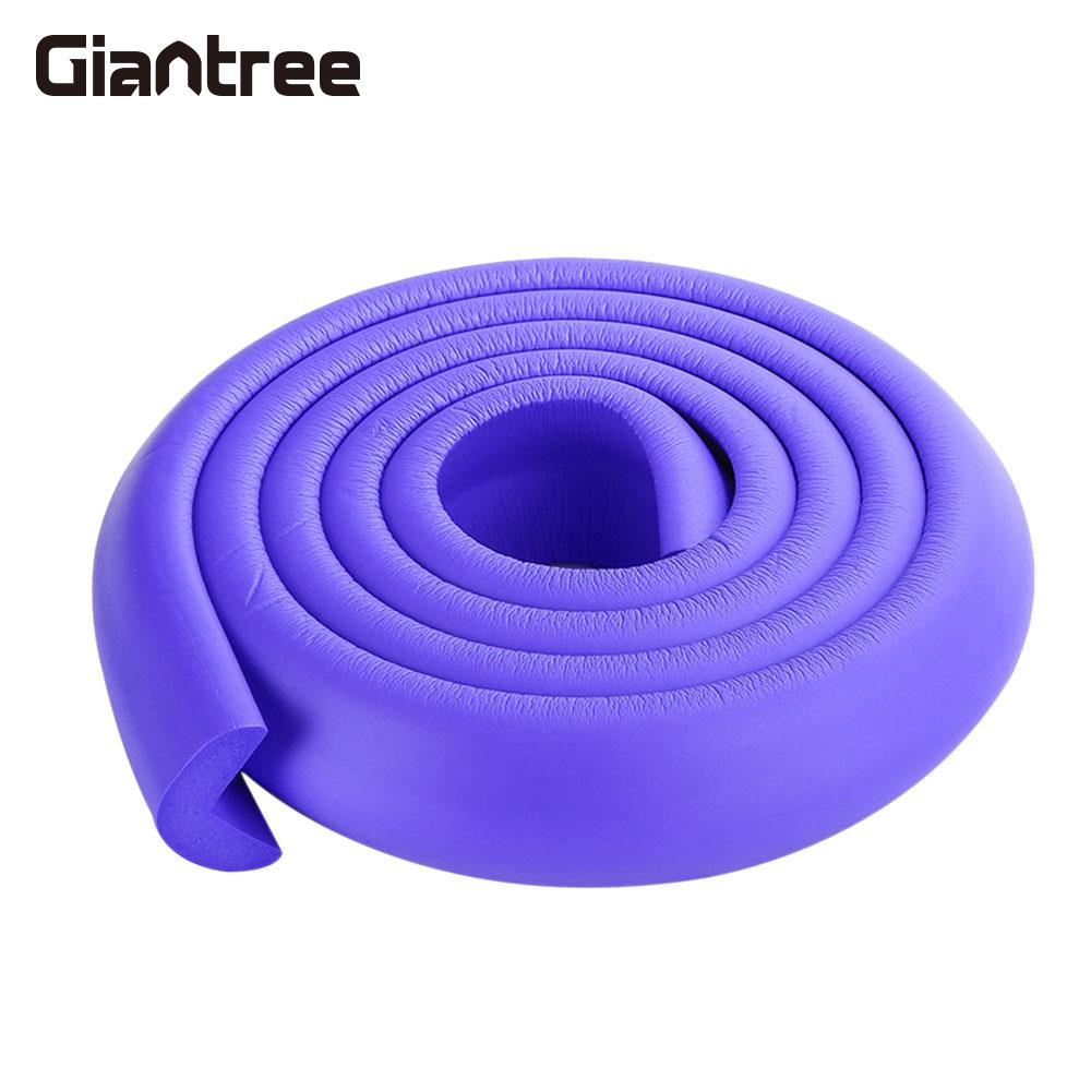 Foam Bumper Natuurlijke Bumper Strip Baby Protector Corner Edge Kussens Home Kinderen Bescherming Collision Kussen Strip: purple