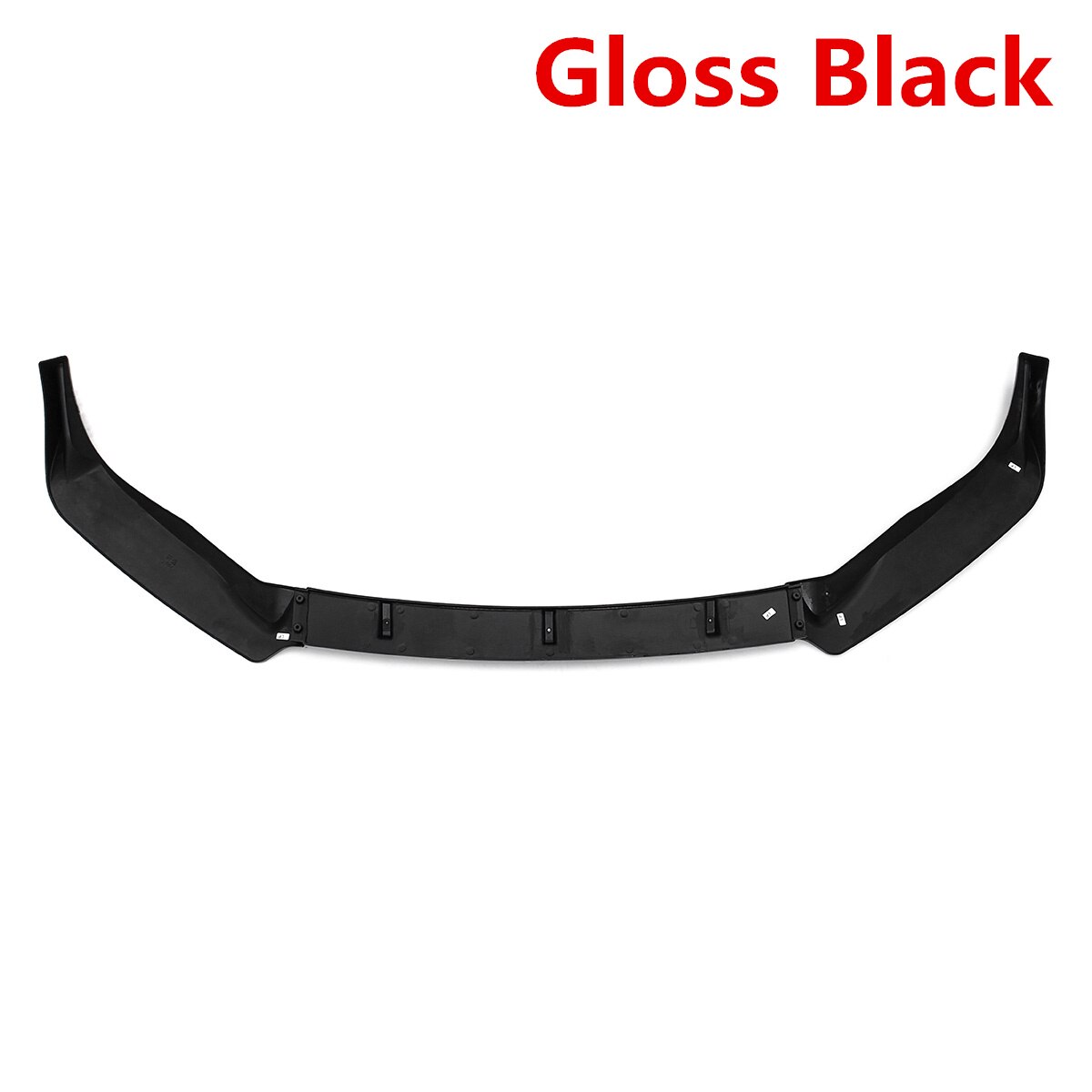 Bumper Lip For Focus 3PCS Car Front Bumper Lip Splitter Diffuser Guard Protection Body Kit Spoiler For Ford For Focus: Gloss Black