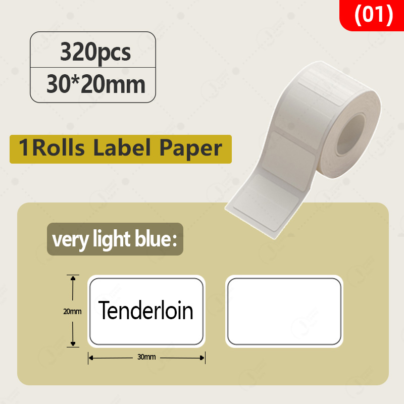 Niimbot B1 B21 Vriezer Label Papier Sticker Rollen Kleurrijk voor Keuken Koelkast Gebruik Bestand tegen lage temperaturen Waterdicht -18 °: MULTI