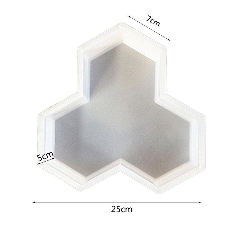 Plastic Molds Road Board Brick Square Brick Pavement Brick Plastic Mold Planar Maple Leaf Paving Molds Garden Supplies