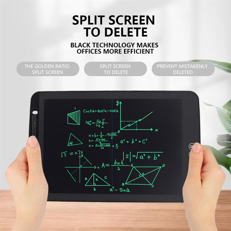 12-inch LCD Writing Tablet - Digital Drawing Board - Kids Educational Toy - Erasable Doodle Pad