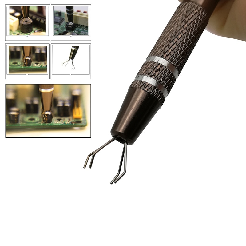 Computer Cell Phone IC Extraction Tools Electronic Component Grabber Cotton Picker Computer Chips Gripper Nail Polishing Tools