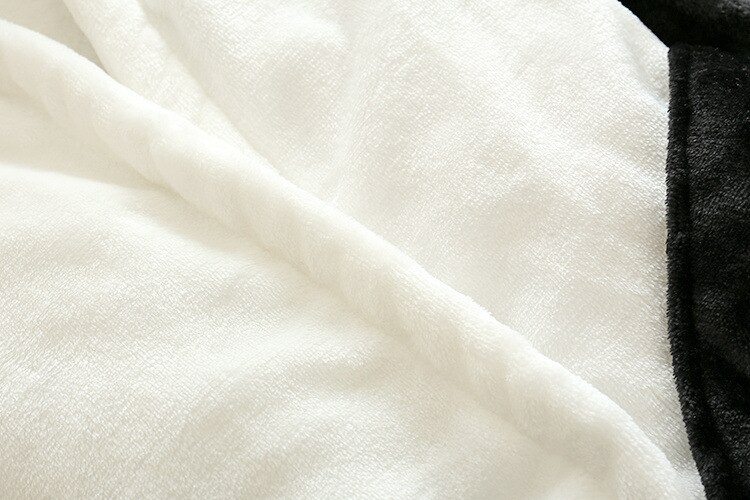 Baby badrockar flanell tecknad panda huva pyjamas barn sova hemma bära varm vinter höst flicka pojke barn morgonrock nattlinne
