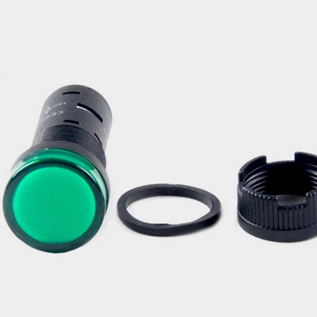 AC 220V Panel Mount LED Power Indicator Pilot Signal Light Lamp