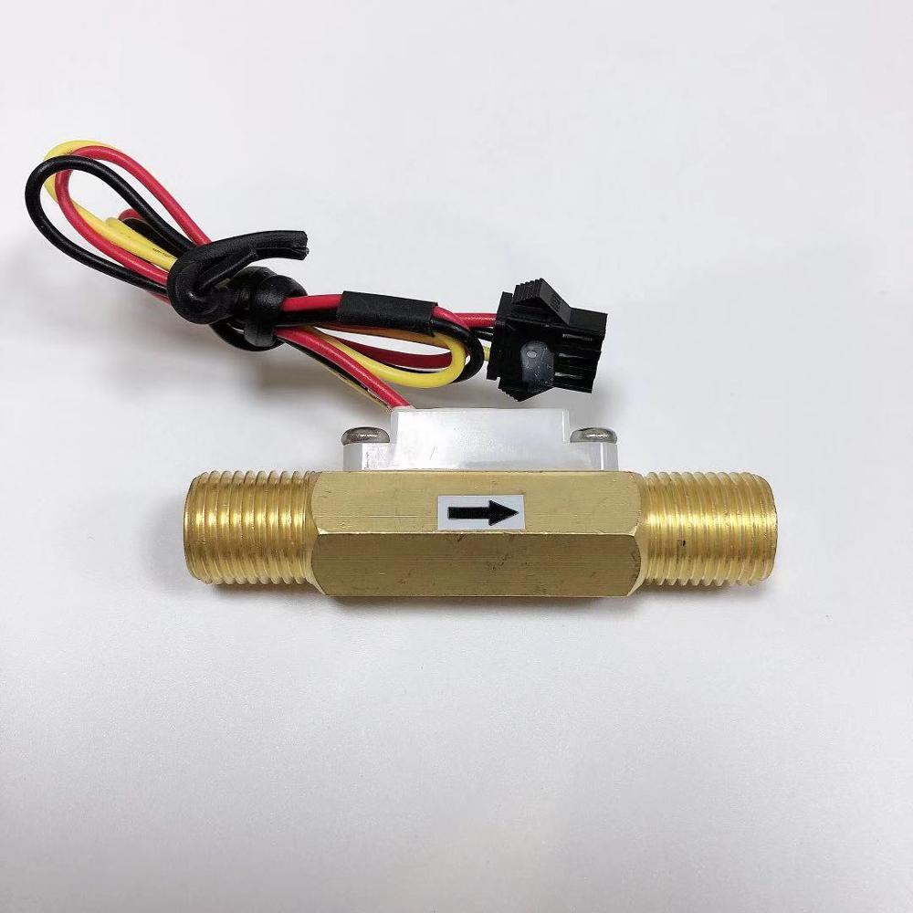 G 1/4 " Male High Precision Brass Copper Liquid Magnetic Flowmeter Water Flow Sensor Level Switch Meter Coffee Milk Machine