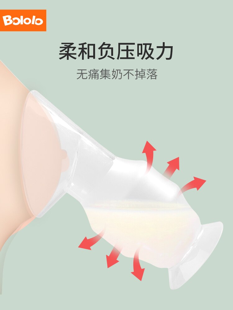 Bololo silica gel manual breast pump breast milk collector milk pump nipple sucker