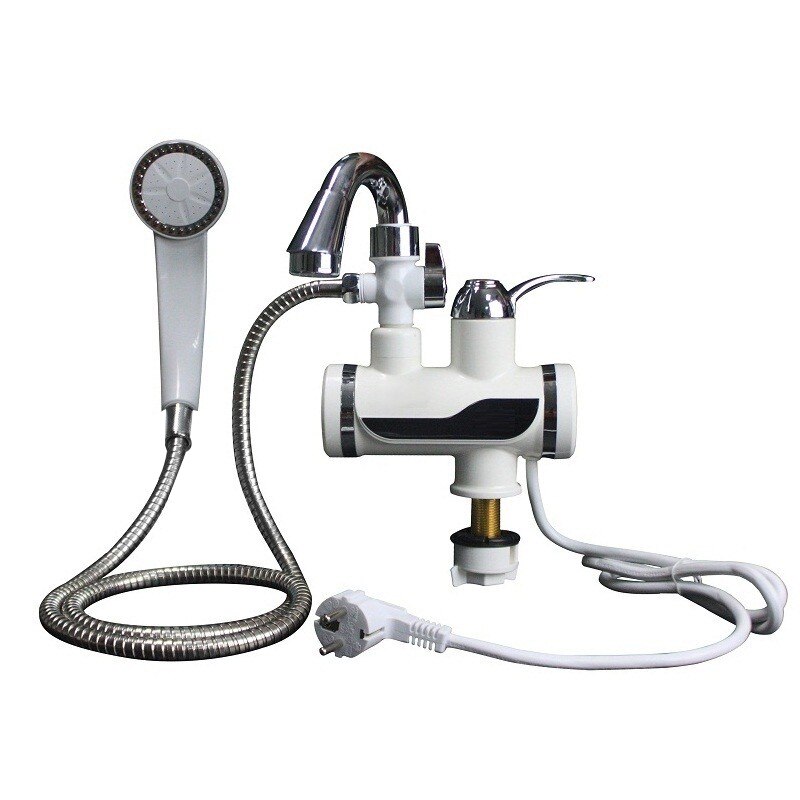 KBAYBO 3000W Tankless Wasser Heizung Dusche Instant Wasser Durchlauferhitzer Wasserhahn Instant wasserhahn 2 arten von heraus: small tap shower