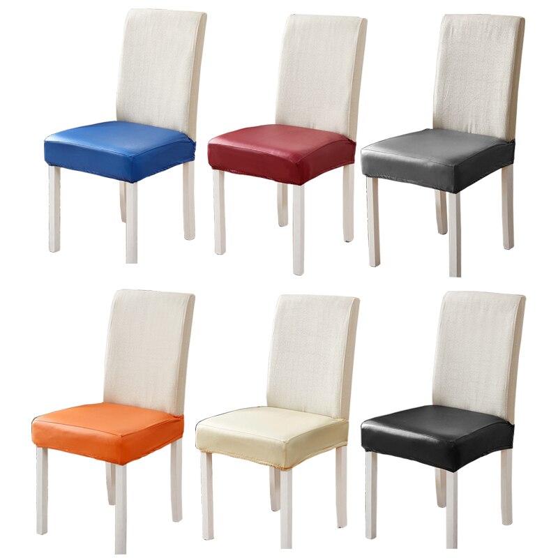 100%  vanntett pu materiale elastikk stoltrekk for spisestue stol sete slipcovers beskytter for kjæledyr