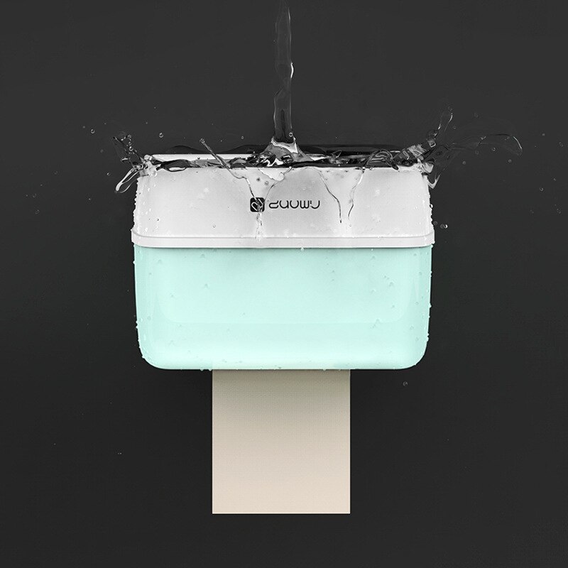 Caja creativa de papel higiénico para colgar en la pared del baño Caja de papel higiénico caja de papel higiénico perforada impermeable para el hogar