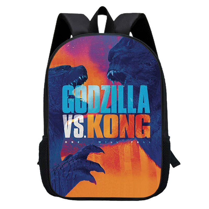 Godzillas-mochila escolar King Kong para niños, bolsa de viaje para Notebook, para estudiantes